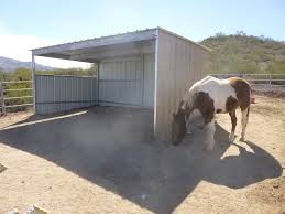 Horse Stable and Cattle Shades
The provision of shelter might improve their productiveness and allows cattle to deal which might happen during the year. Prevention of Cruelty - Cattle are kept in a range of scenarios, which vary from grazing to close housing and confinement. Horse Stable and Cattle Shades
Irrespective of the kind of husbandry, managers and owners have a legal and ethical liability to take care of the welfare of animals. The needs of cattle - sufficient water, food, air, shelter, treatment, relaxation and the freedom - must be met. Section 9 of their Prevention of Cruelty to Animals Act 1986 requires that shelter is provided for creatures and defines offences. 

Horse Stable and Cattle Shades

Provision of shelter - cattle can withstand a range of temperatures if they're acclimatized and have water and sufficient feed. Nevertheless, the well being of the animal may enhance and reduce manufacturing losses. Less into manufacturing and animals without shelter need to put energy. Plants should be provided in times of above average or below temperatures. Horse Stable and Cattle Shades This prevent suffering or maybe death and may minimize the impact of climatic problems. Adverse weather - Adverse weather incorporates climatic problems such as low temperatures with rain and wind combining to inflict a serious chill factor, the abrupt onset of prolonged wet and windy states, or heatwave states with sudden or prolonged heat. 

Horse Stable and Cattle Shades

Cattle need access to shelter from all of these conditions. Horse Stable and Cattle Shades Whether natural or man-made, creatures will seek out appropriate refuge for the prevailing states. The amount of refuge provided should be adequate for all creatures to access it at their same time, and stocking rates might have to be adjusted to allow this. This may prevent overcrowding around regions of shade or water. Hot weather - Cattle lose heat mainly by respiration as well as through transference of heat to their air and by evaporation of water from sweat. Providing shelter allows cows to shade from direct sun, reducing their additional heat load they take on. 


Horse Stable and Cattle Shades

Heat stress and exhaustion shouldn't occur if horses are able to find shade and rest throughout the hottest part of the day. Calves and pregnant cattle are more vulnerable to heat stress because of their lower heat threshold, Horse Stable and Cattle Shades as are creatures with a history of respiratory disease because of a lower capability to disperse heat through panting. In hot states where shade is available, cows prefer to rest throughout their day and will spend their cooler portions of the day grazing. If no trees are available, cows will camp near the water like dams or creeks throughout the day and feed during the night.